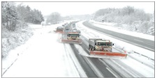 Winterdiensten sneeuwschuiven